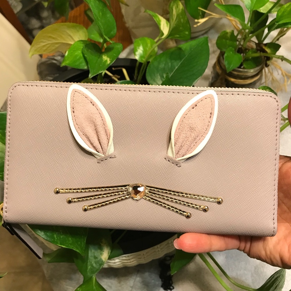 RARE! Authentic Kate spade continental wallet leather 🐇 - Picture 7 of 8